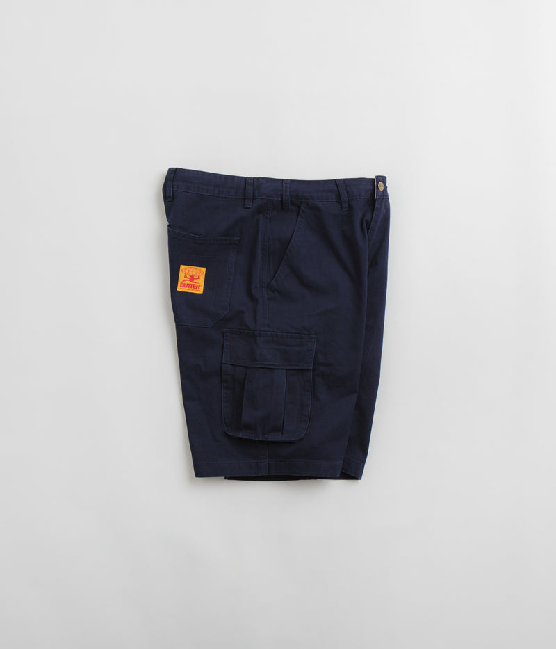 Butter Goods Field Cargo Shorts in Navy