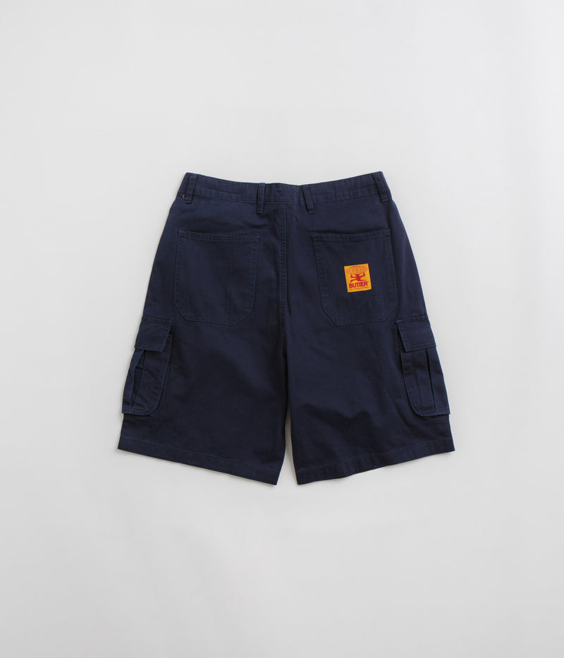 Butter Goods Field Cargo Shorts in Navy