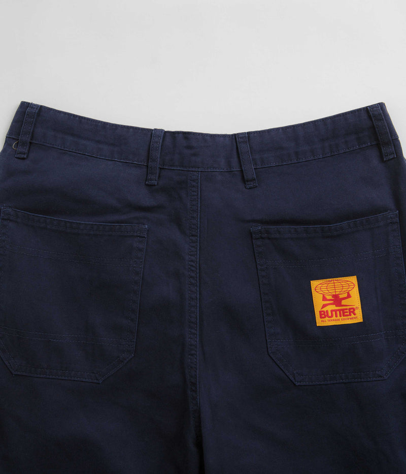 Butter Goods Field Cargo Shorts in Navy