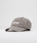 Butter Goods Gingham Cap in Brown and Navy