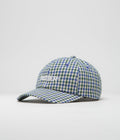 Butter Goods Gingham Cap in Fern and Blue