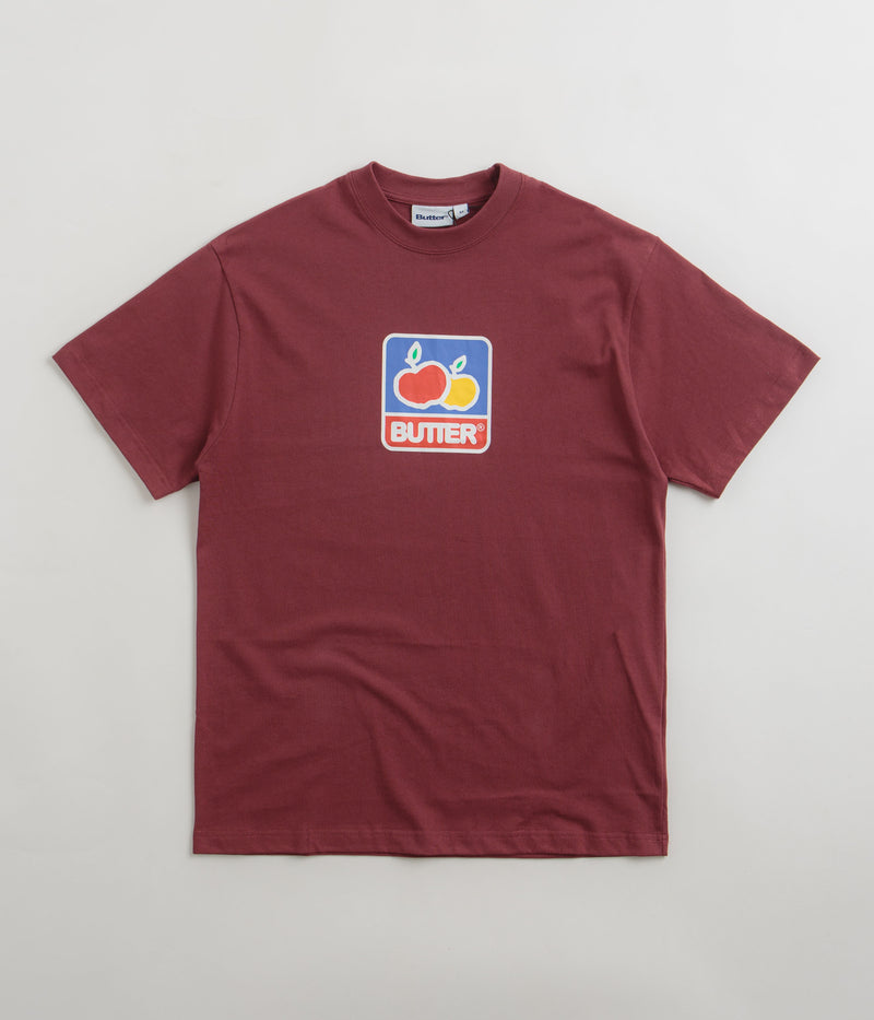 Butter Goods Grove T-Shirt in Burgundy
