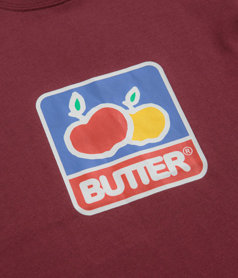 Butter Goods Grove T-Shirt in Burgundy