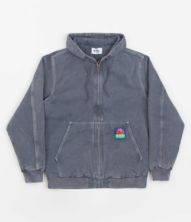 Butter Goods Heavy Weight Canvas Work Jacket in Slate