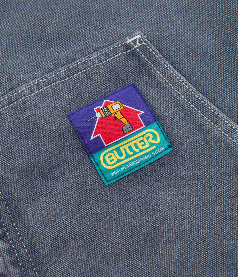 Butter Goods Heavy Weight Canvas Work Jacket in Slate