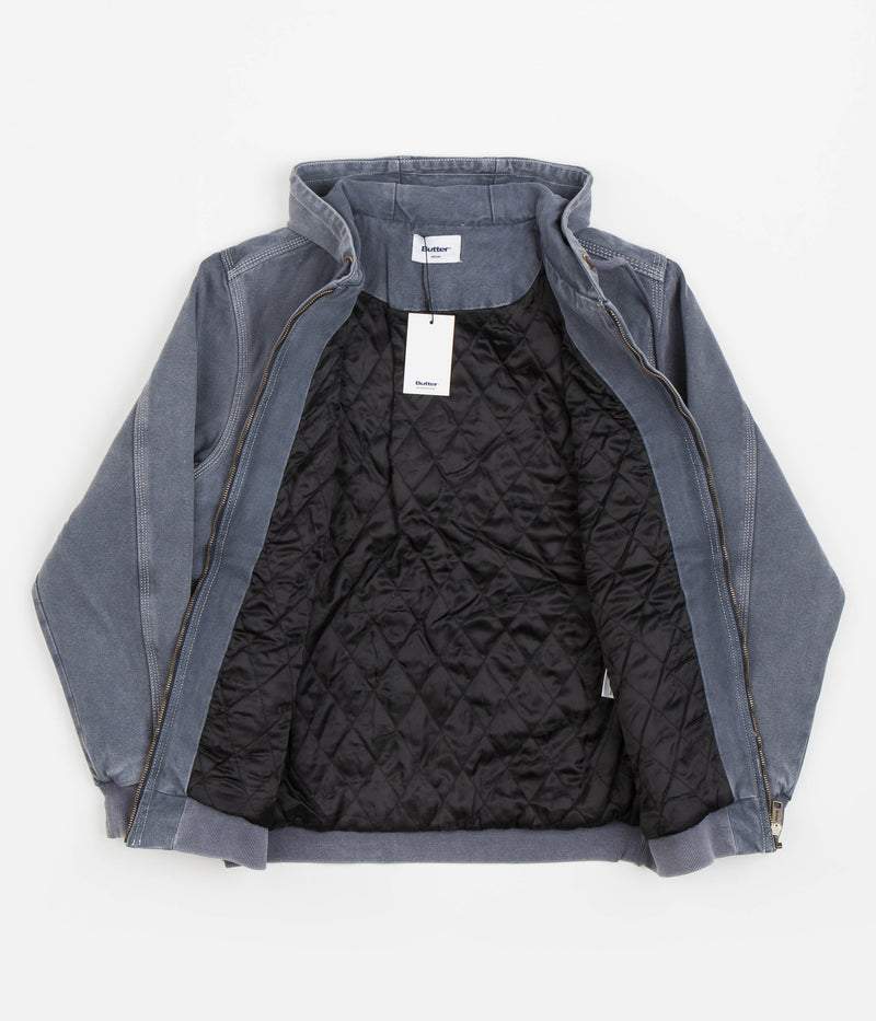 Butter Goods Heavy Weight Canvas Work Jacket in Slate