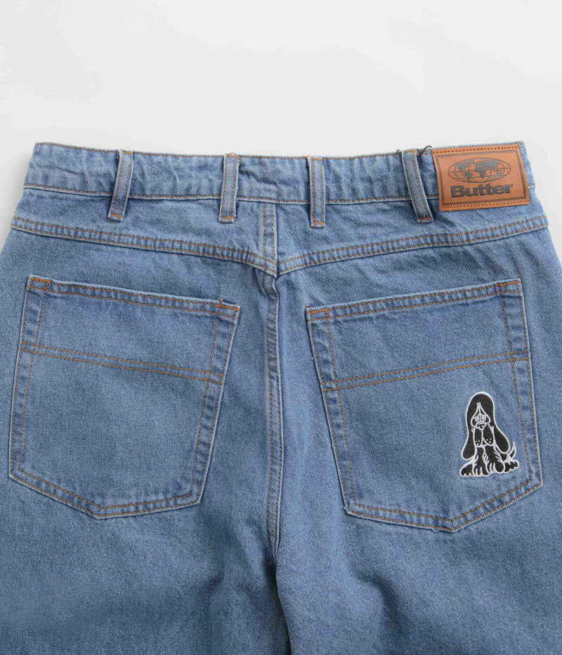 Butter Goods Hound Jeans in Washed Indigo