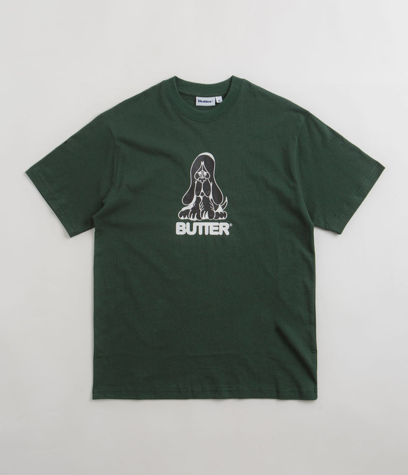 Butter Goods Hound T-Shirt in Dark Forest