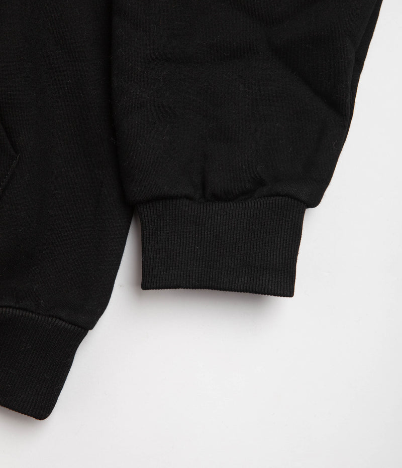 Butter Goods Internationale Embroidered Hoodie in Black