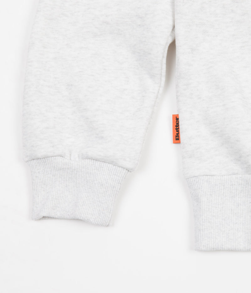 Butter Goods Logo Crewneck Sweatshirt in Ash Grey