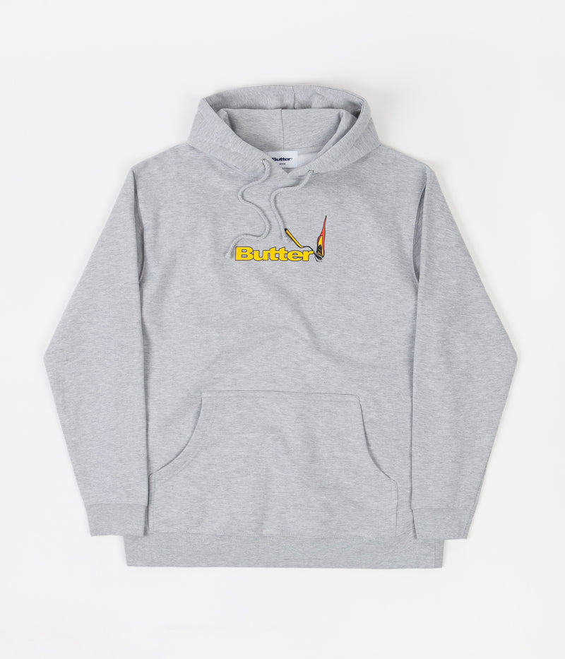 Butter Goods Match Hoodie in Heather Grey
