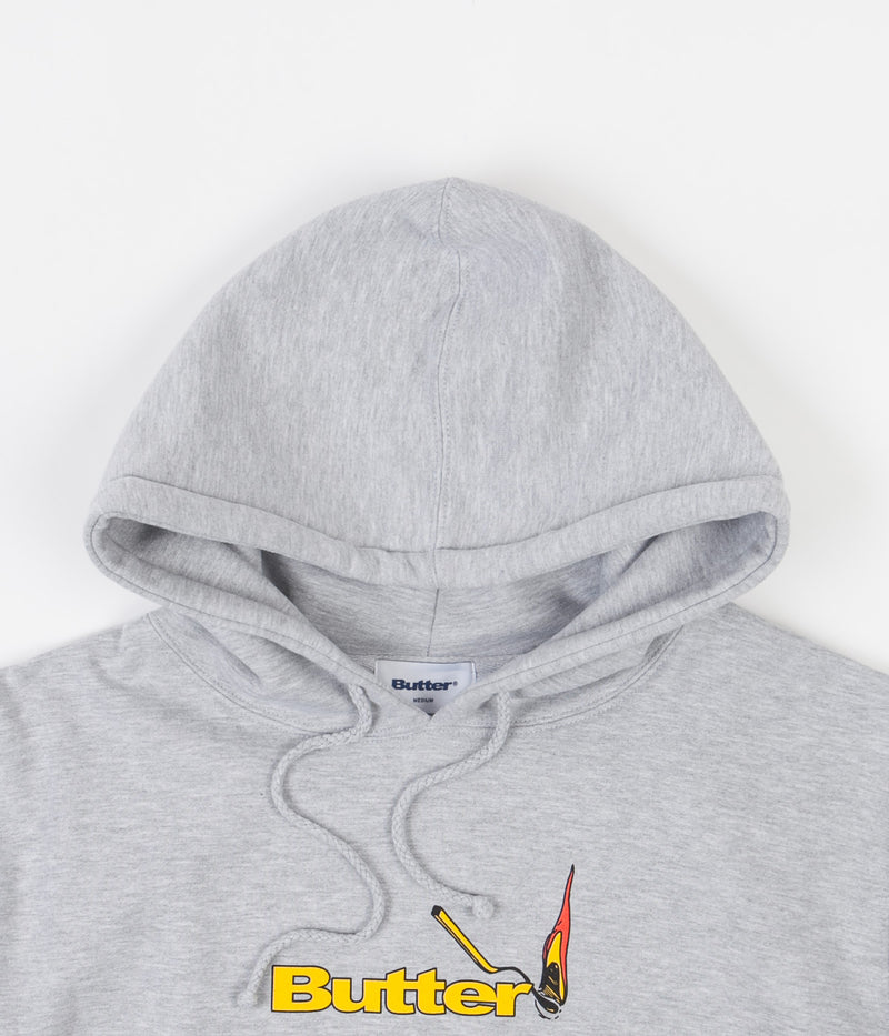 Butter Goods Match Hoodie in Heather Grey