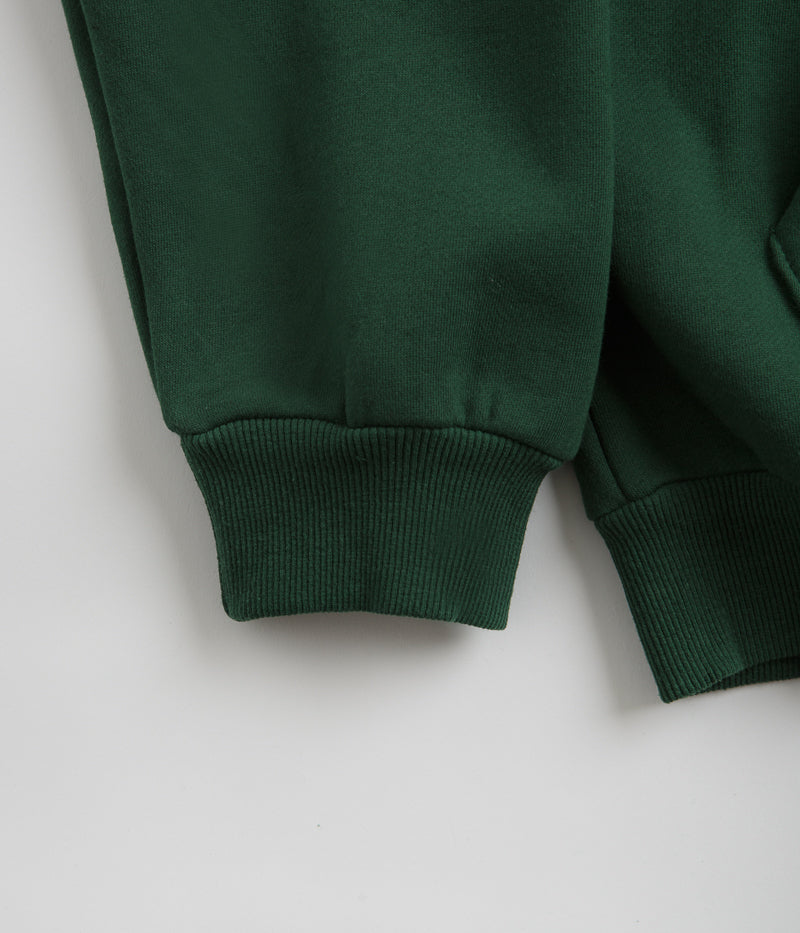 Butter Goods Notes Embroidered Hoodie in Forest Green