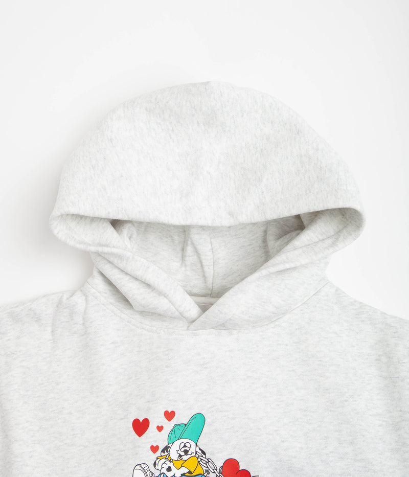 Butter Goods Puppy Love Hoodie in Ash Grey
