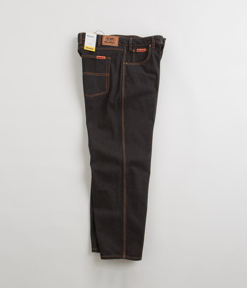 Butter Goods Relaxed Jeans in Washed Black