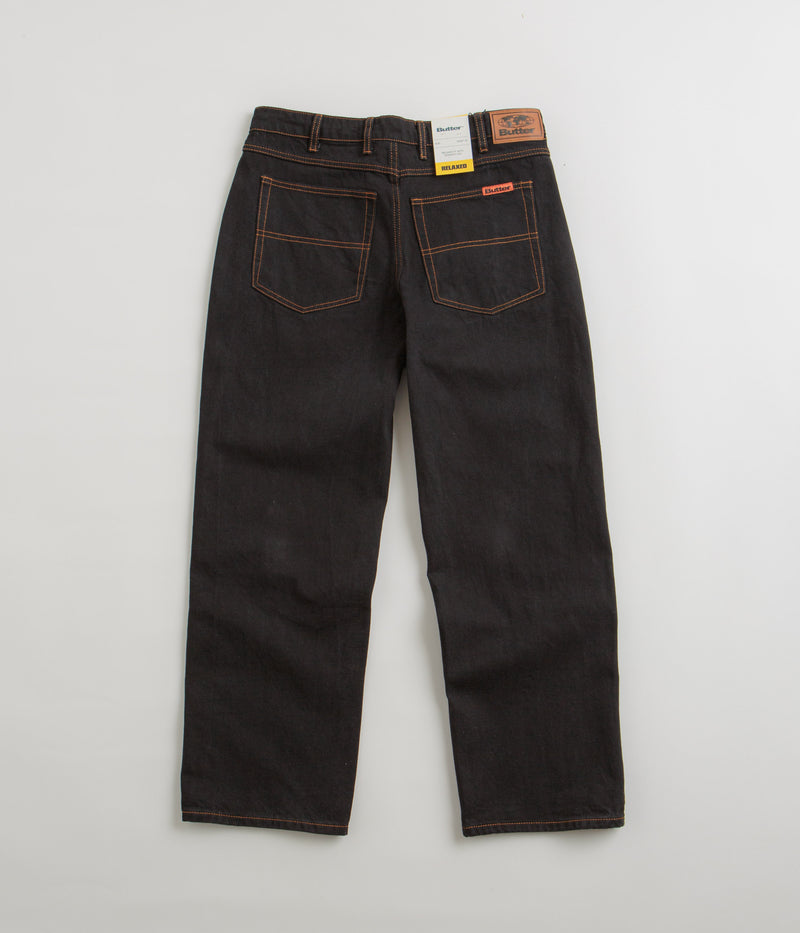 Butter Goods Relaxed Jeans in Washed Black