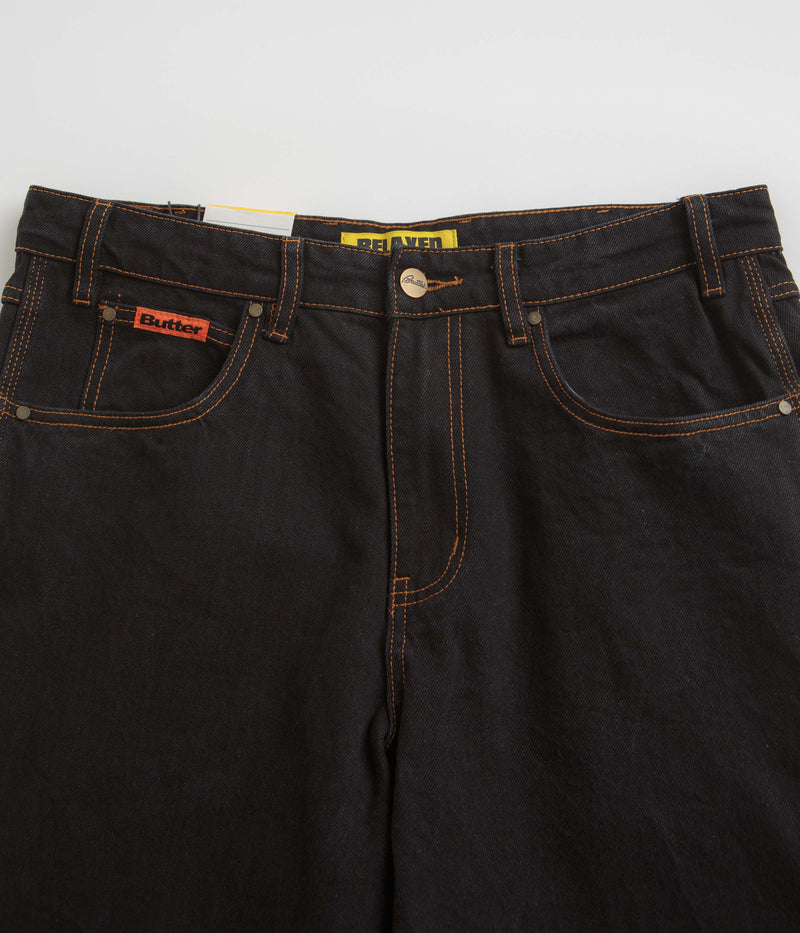 Butter Goods Relaxed Jeans in Washed Black