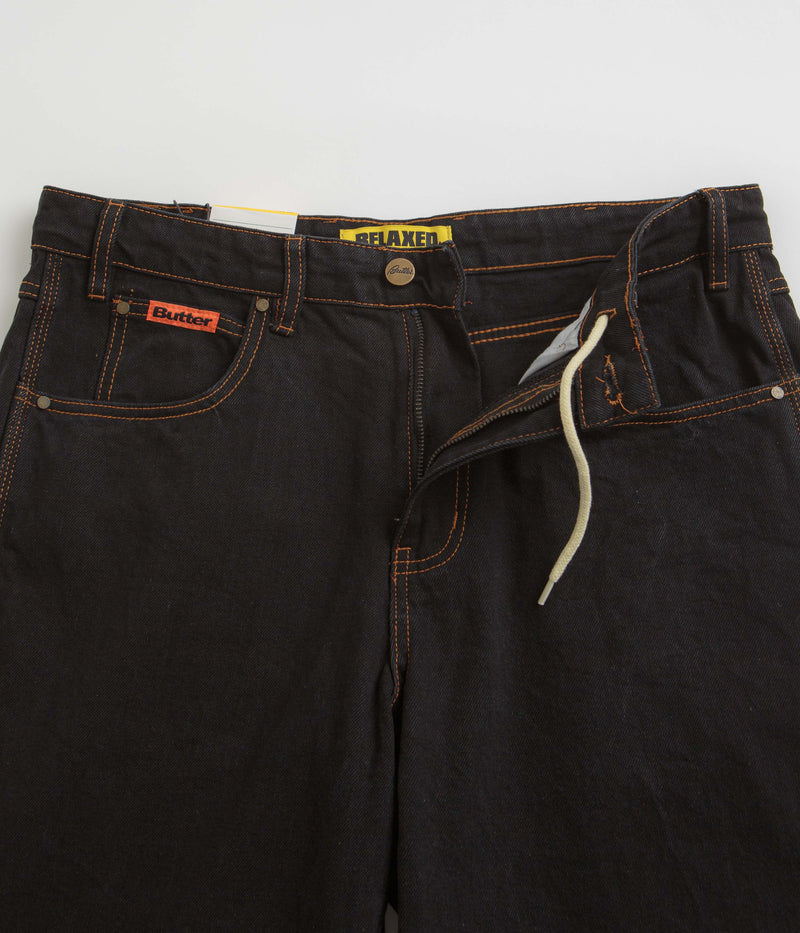 Butter Goods Relaxed Jeans in Washed Black