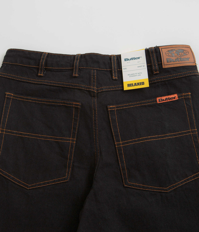 Butter Goods Relaxed Jeans in Washed Black