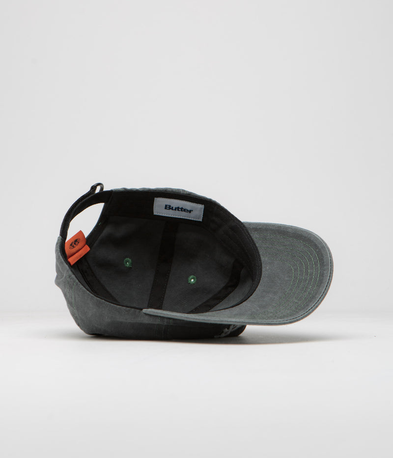 Butter Goods Rounded Logo Cap in Black
