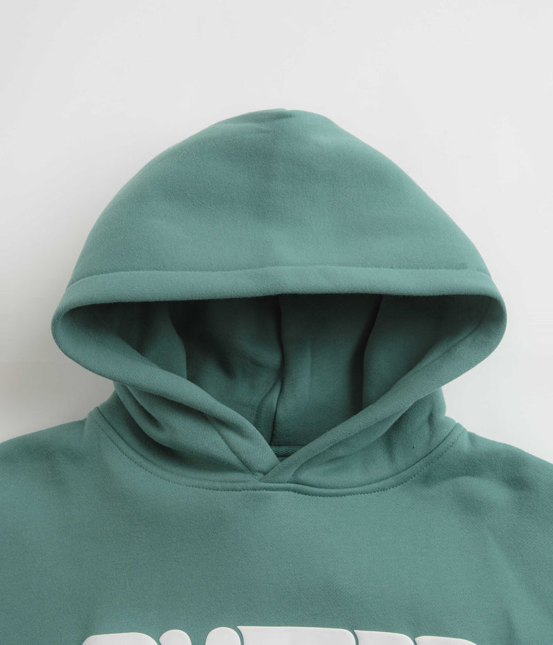 Butter Goods Rounded Logo Hoodie in Jungle Wood
