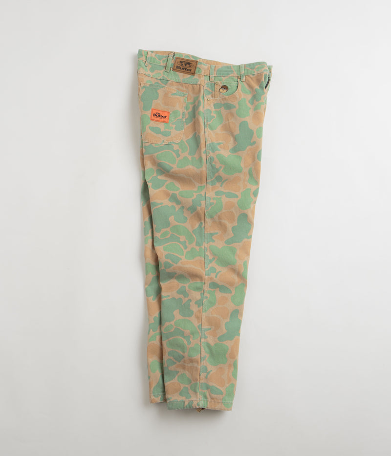 Butter Goods Santosuosso Camo Pants in Washed Camo