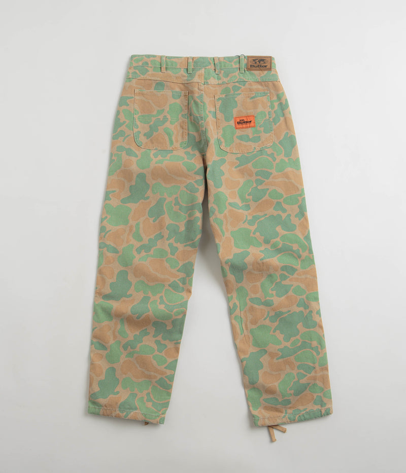 Butter Goods Santosuosso Camo Pants in Washed Camo