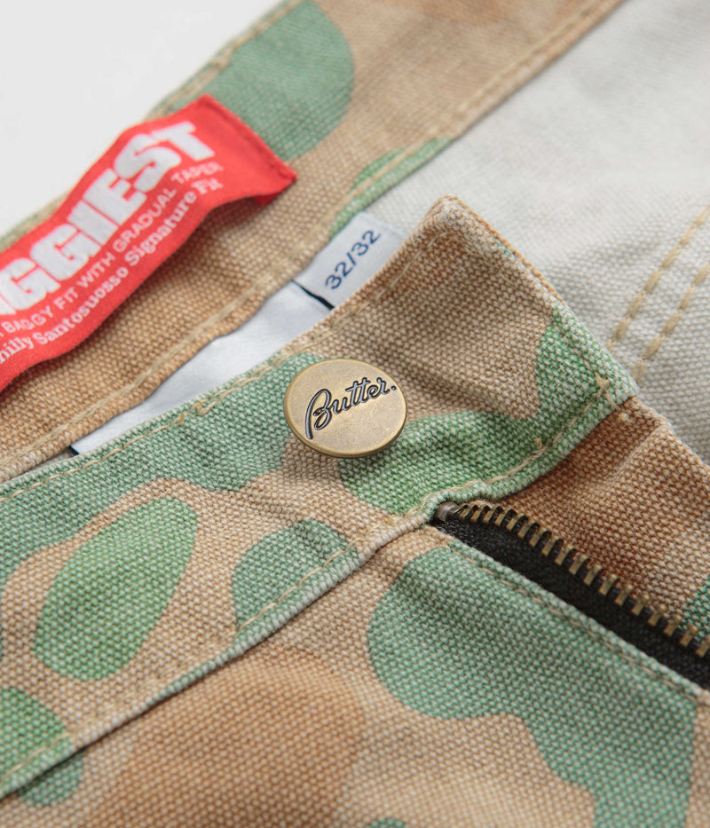 Butter Goods Santosuosso Camo Pants in Washed Camo