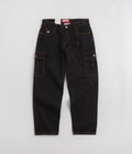 Butter Goods Santosuosso Cargo Jeans in Washed Black and Blue