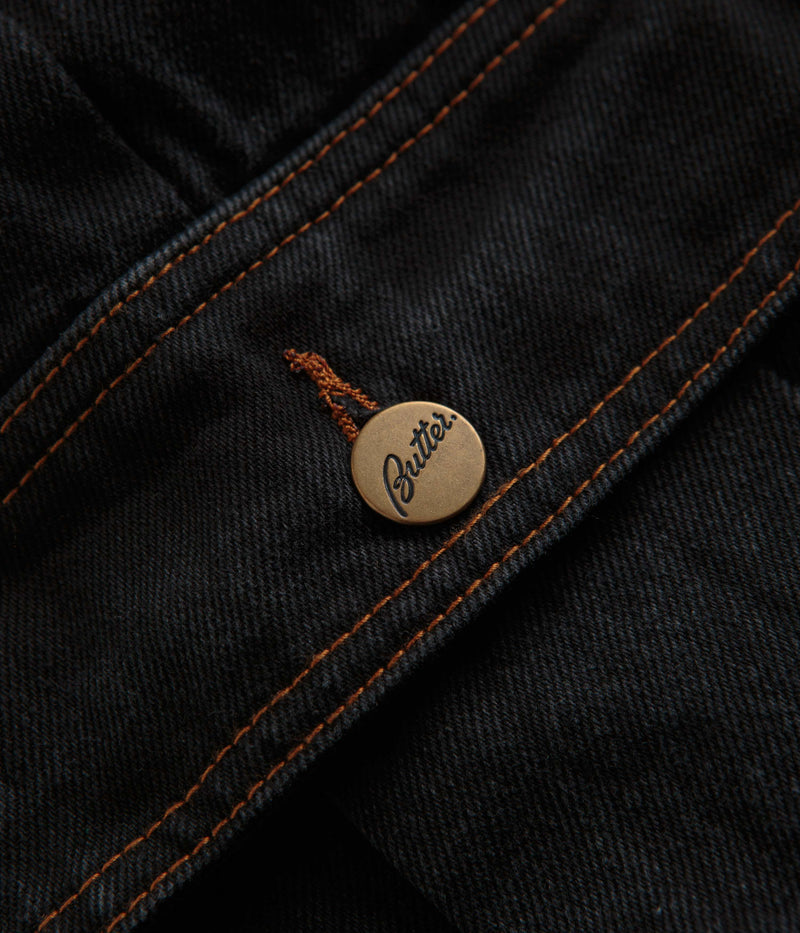 Butter Goods Santosuosso Cargo Jeans in Washed Black and Blue
