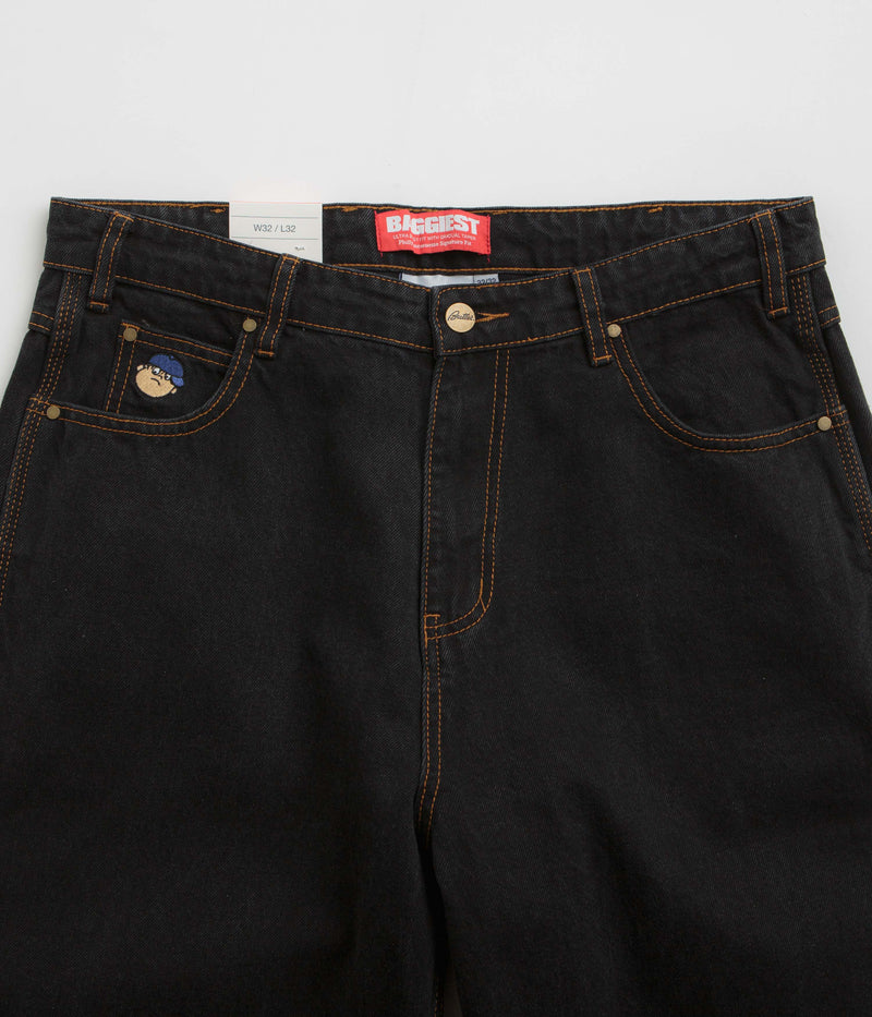 Butter Goods Santosuosso Denim Pants in Washed Black