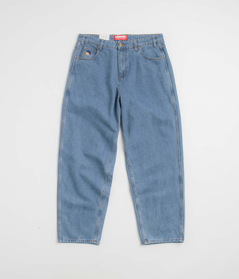 Butter Goods Santosuosso Denim Pants in Washed Indigo