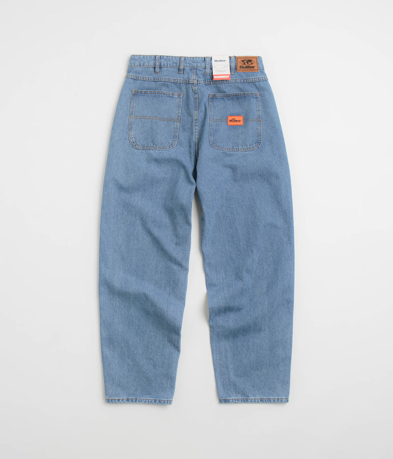 Butter Goods Santosuosso Denim Pants in Washed Indigo