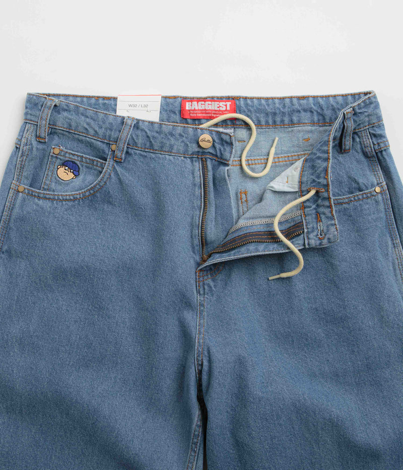 Butter Goods Santosuosso Denim Pants in Washed Indigo