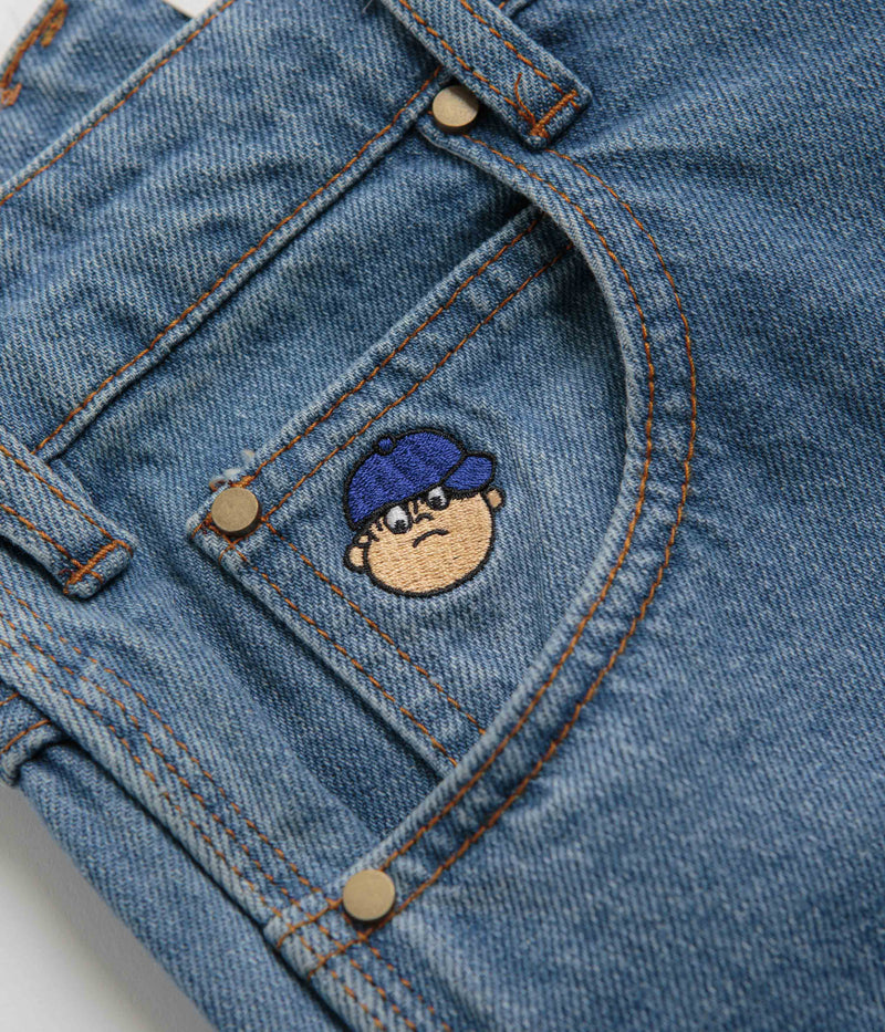 Butter Goods Santosuosso Denim Pants in Washed Indigo