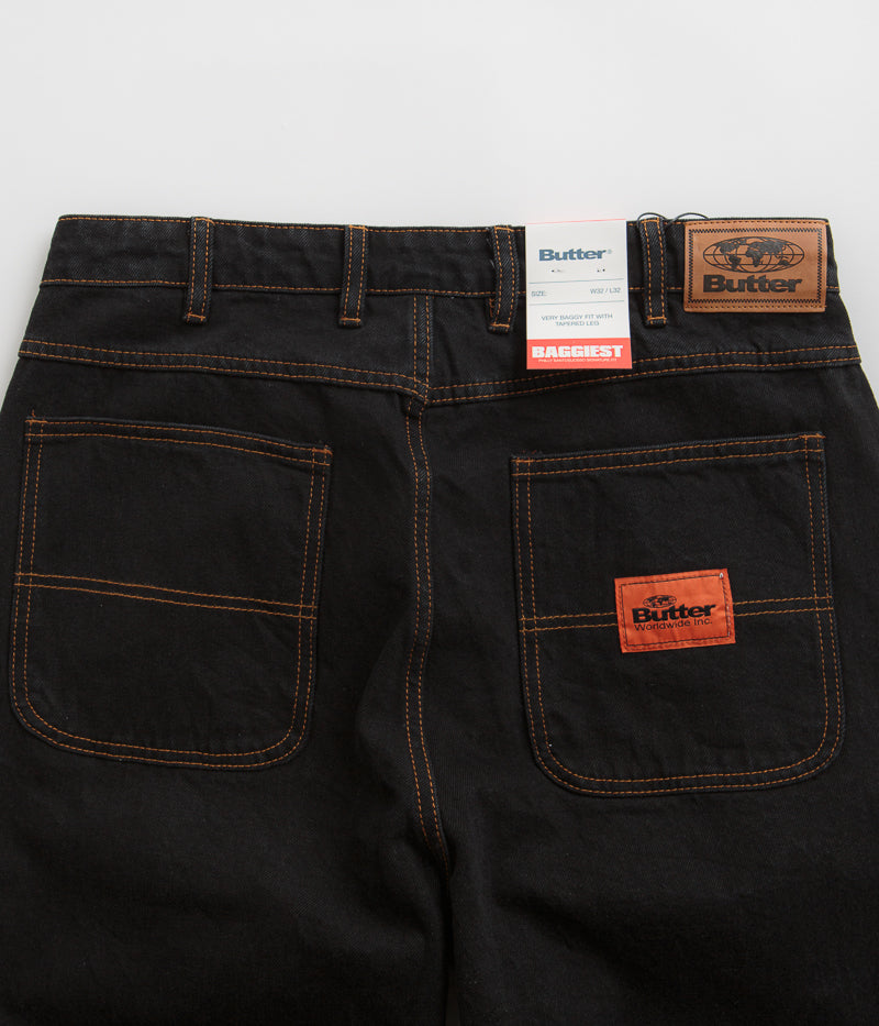 Butter Goods Santosuosso Jeans in Washed Black and Blue