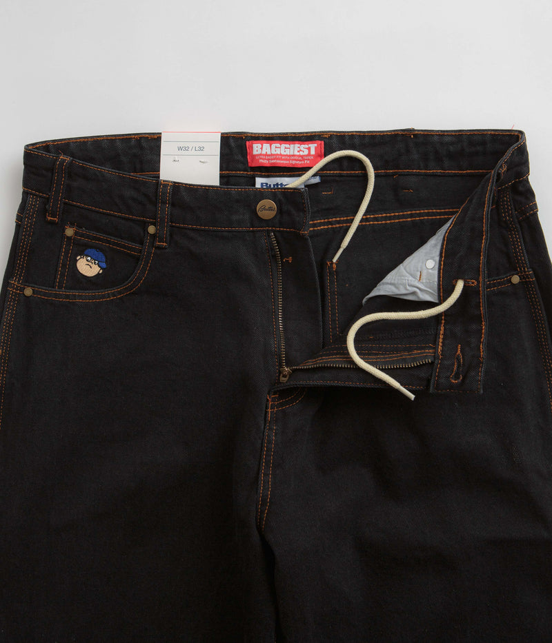 Butter Goods Santosuosso Jeans in Washed Black and Light Blue
