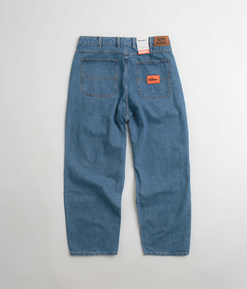 Butter Goods Santosuosso Jeans in Washed Indigo and Blue / Blue