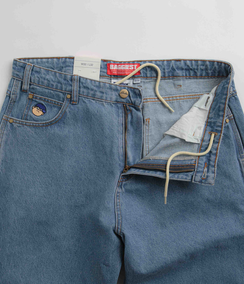 Butter Goods Santosuosso Jeans in Washed Indigo and Light Blue