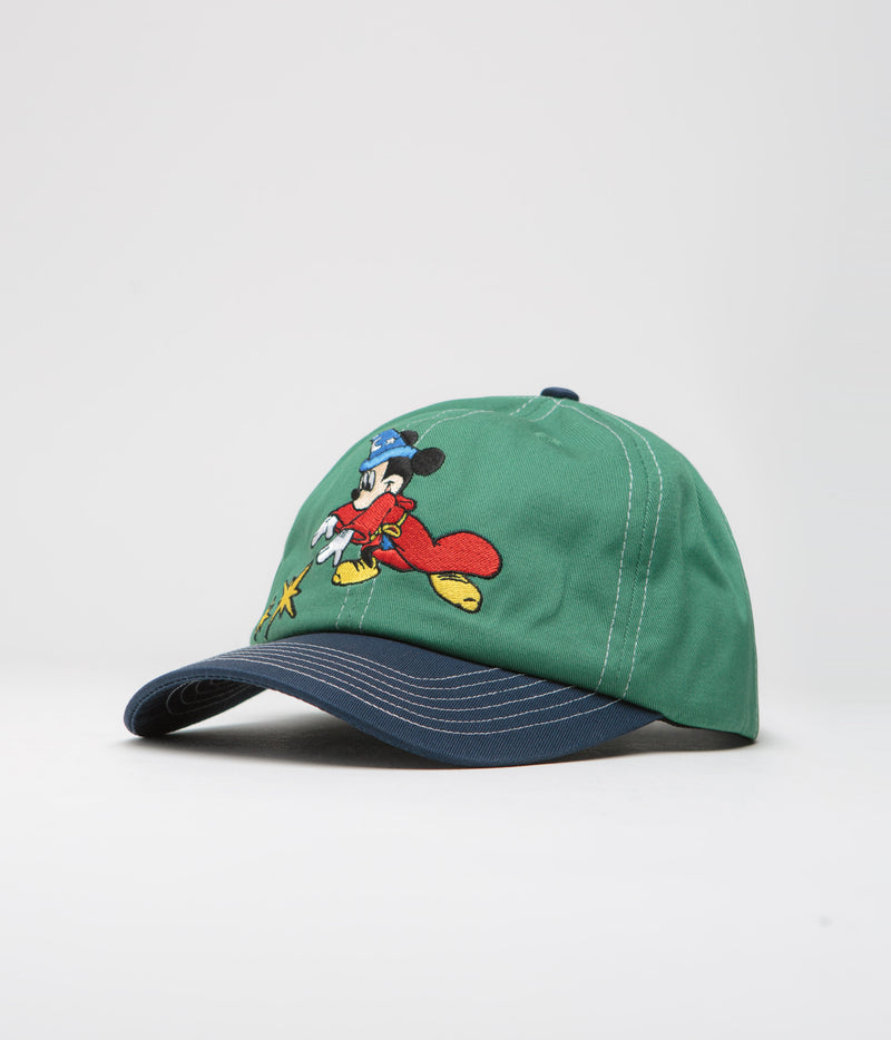 Butter Goods Sorcerer Cap in Sage and Navy