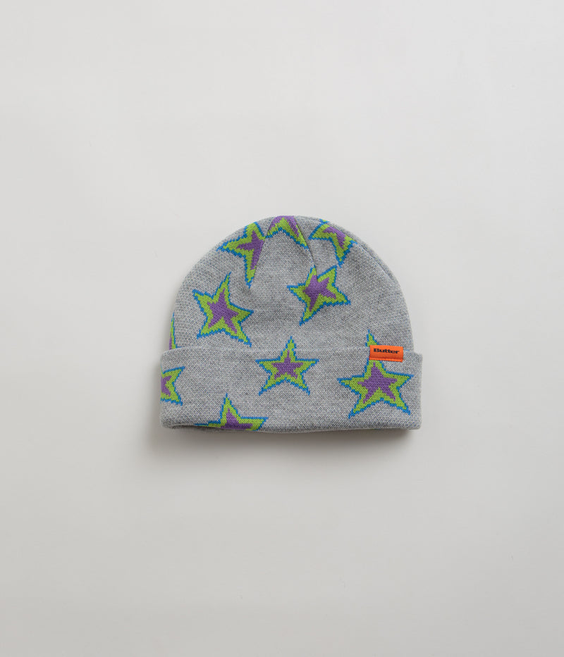 Butter Goods Star Beanie in Grey