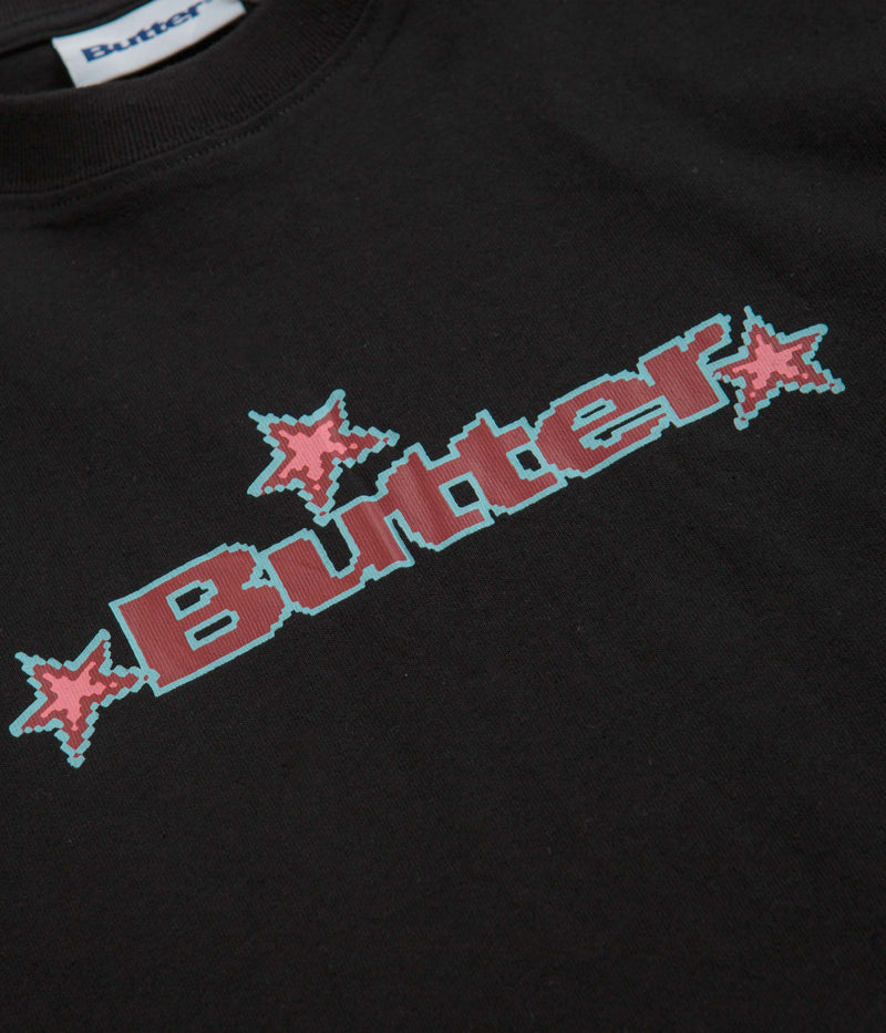 Butter Goods Star Logo T-Shirt in Black