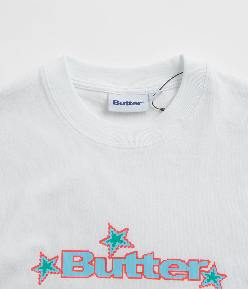 Butter Goods Star Logo T-Shirt in White