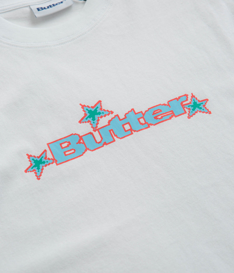 Butter Goods Star Logo T-Shirt in White