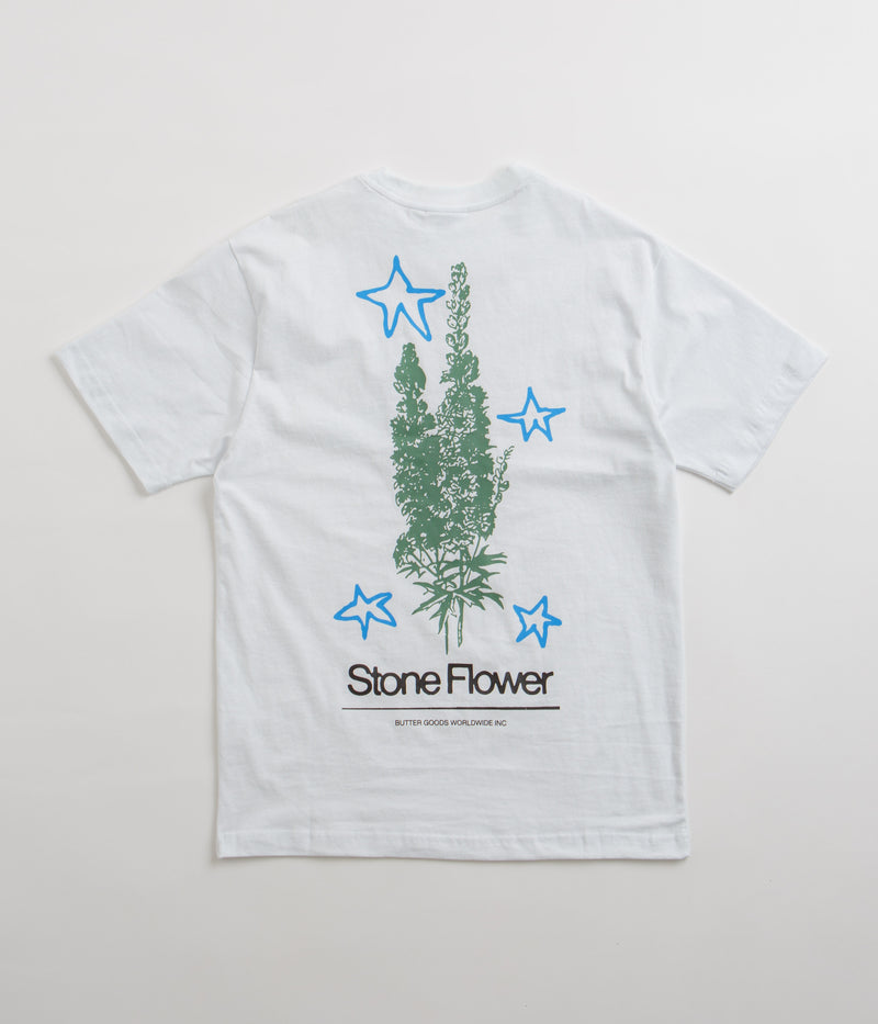 Butter Goods Stone Flower T-Shirt in White