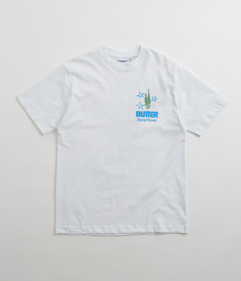 Butter Goods Stone Flower T-Shirt in White