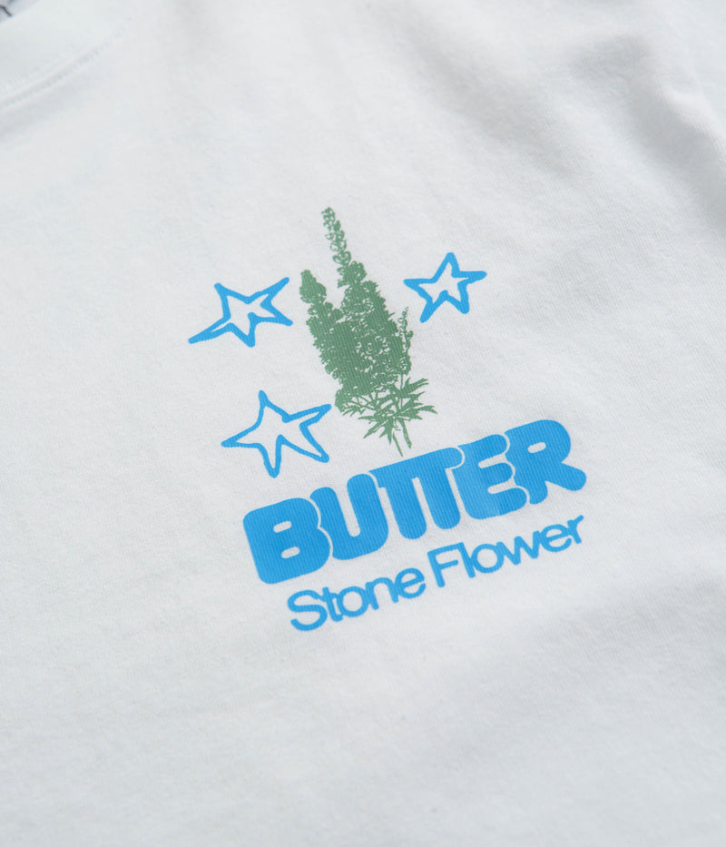 Butter Goods Stone Flower T-Shirt in White