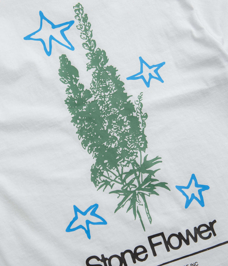 Butter Goods Stone Flower T-Shirt in White