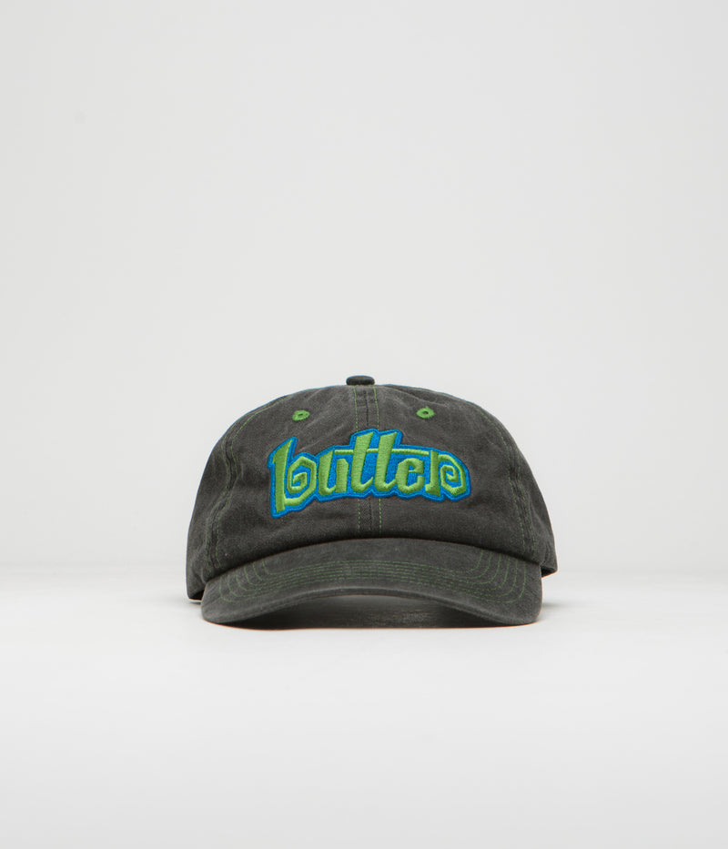Butter Goods Swirl Cap in Washed Black