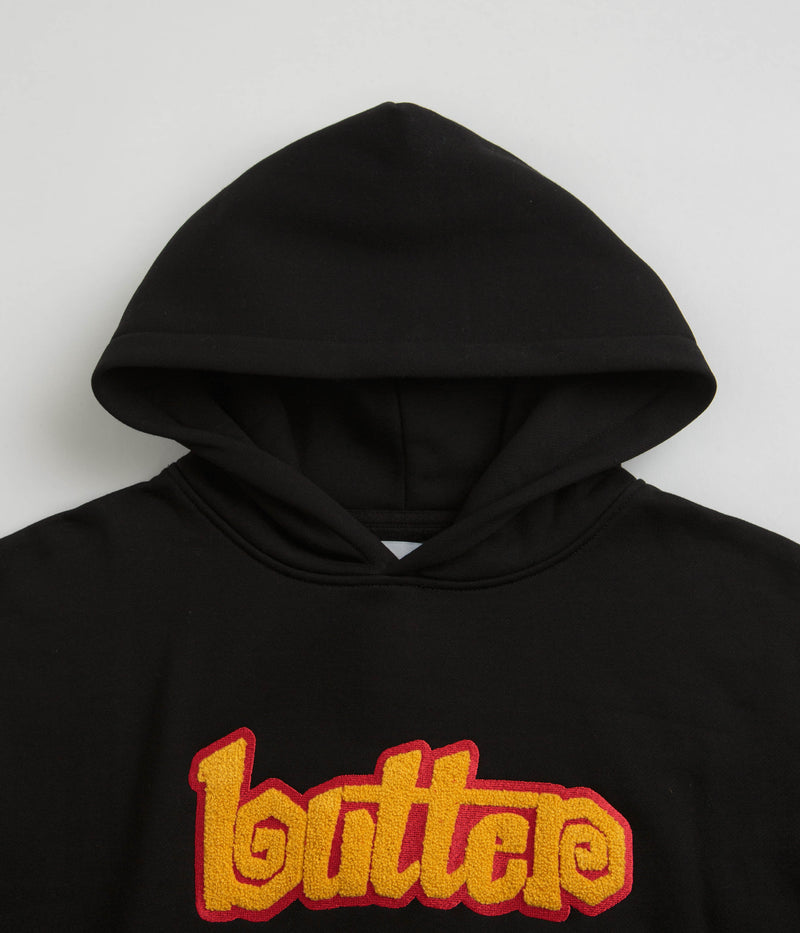 Butter Goods Swirl Hoodie in Black